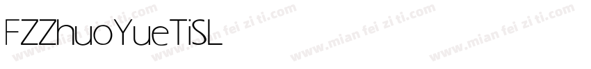 FZZhuoYueTiS Light字体转换